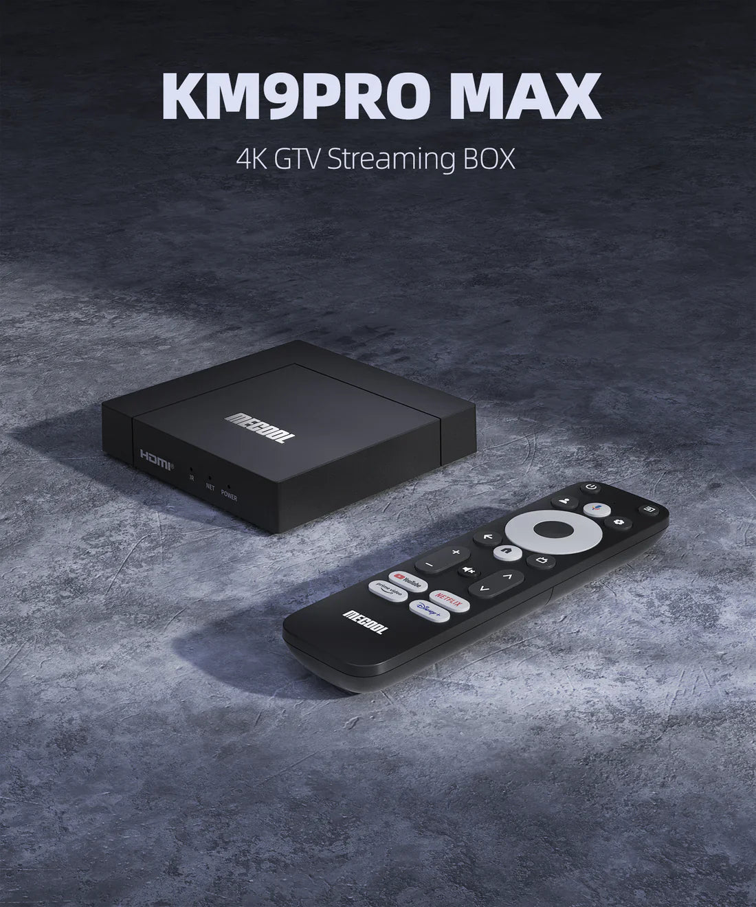 MECOOL KM9 PRO MAX 4K GTV Streaming Box