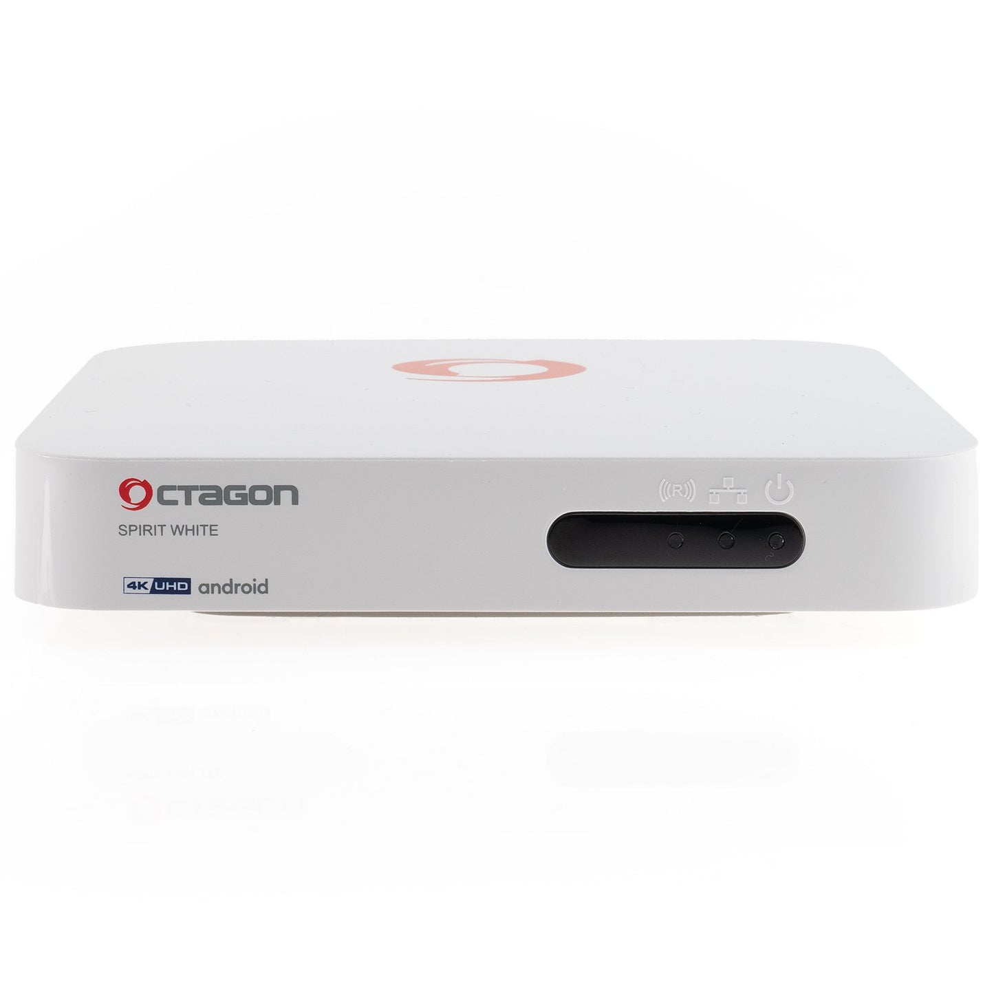 Octagon SPIRIT 4K UHD HDR10+ ANDROID TV IPTV OTT MEDIA STREAMING BOX 5G WiFi BLUETOOTH Weiss