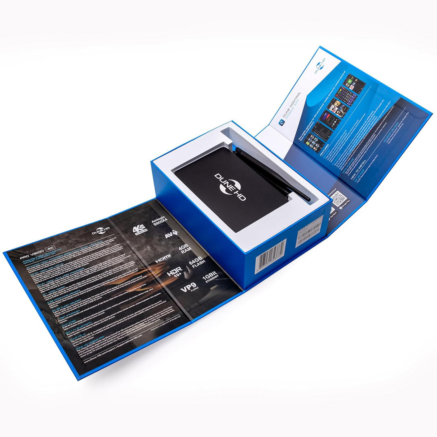 Dune HD Pro Vision 4K, Media Player Android TV Box, Dolby Vision Atmos