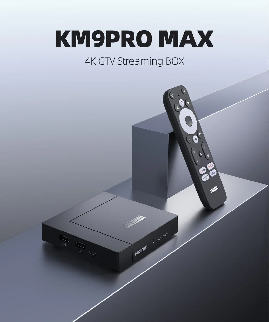 MECOOL KM9 PRO MAX 4K GTV Streaming Box