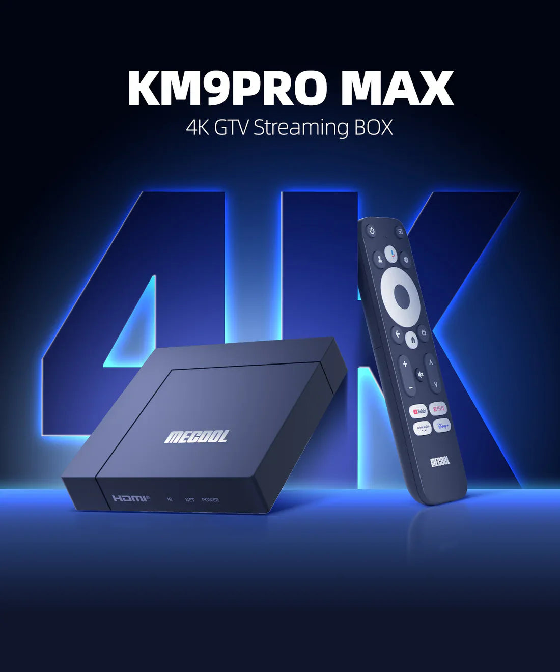 MECOOL KM9 PRO MAX 4K GTV Streaming Box