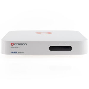 octagon spirit 4k uhd hdr10+ android tv iptv ott media streaming box 5g wifi bluetooth weiss